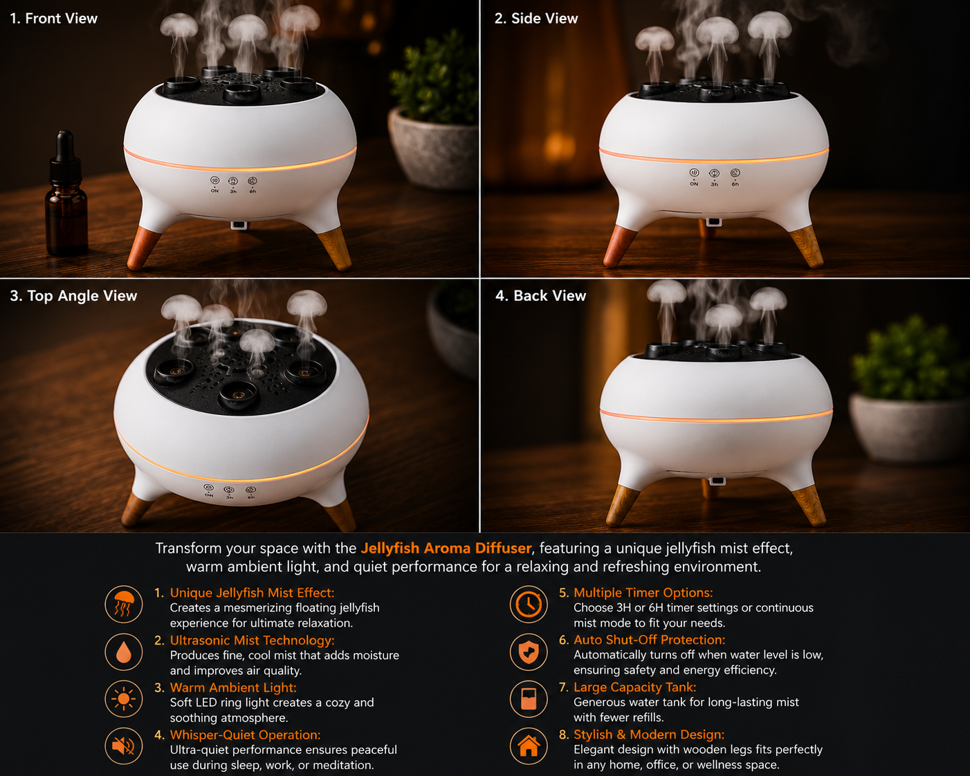 Jellyfish Aroma Diffuser Showcase