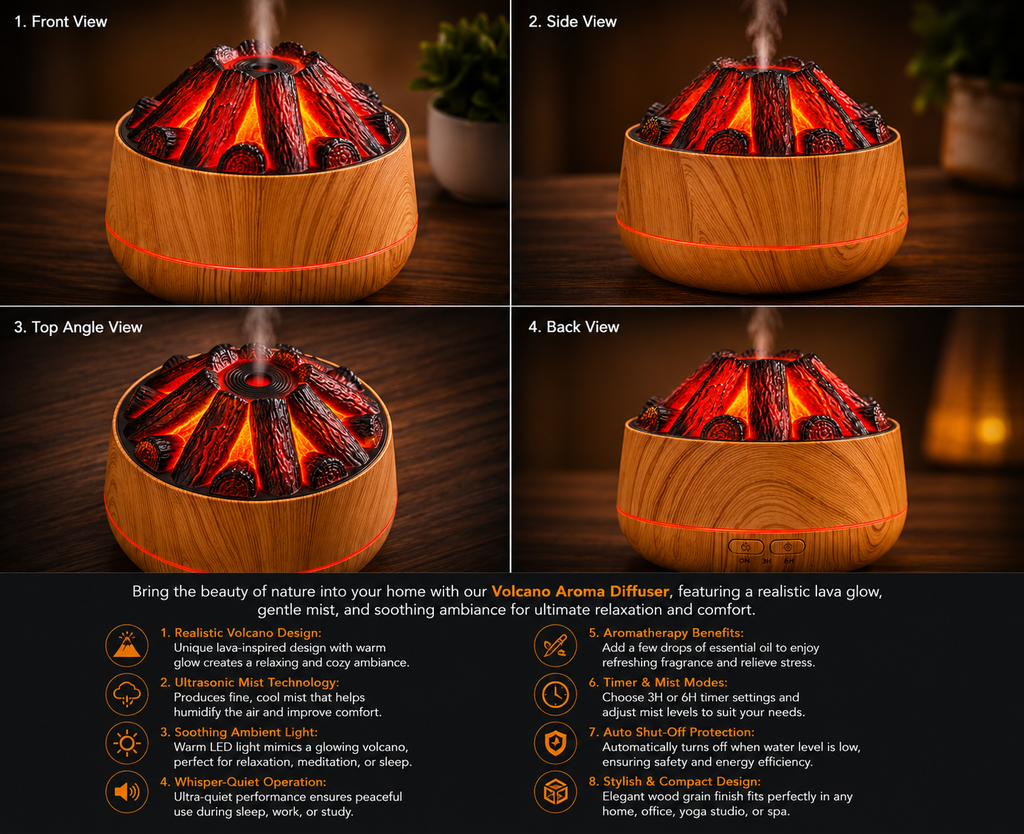 Volcano Aroma Diffuser Showcase