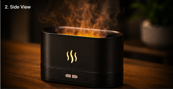 Flame Aroma Diffuser Feature Showcase