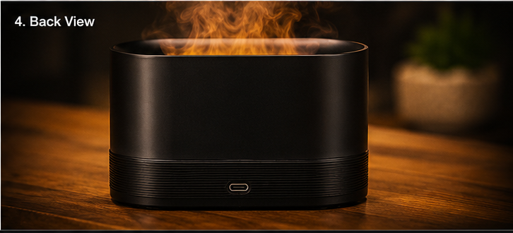 Flame Aroma Diffuser Feature Showcase
