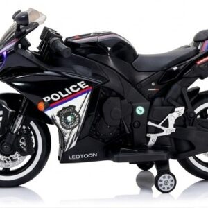 leotoon electronic police patrol motorcycle ride on