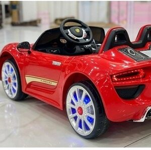 star toys red convertible electric ride on car (gt edition)